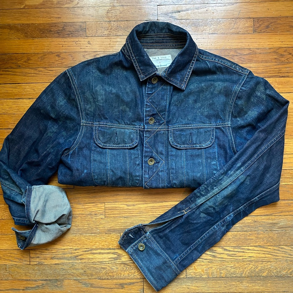 Rag & Bone Distressed Denim Jacket